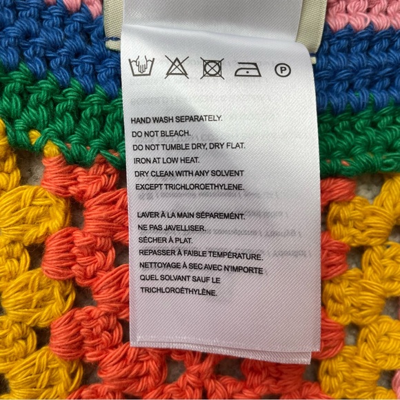 FARM Rio Striped Scarf Crochet Shorts XS NWT - Picture 11 of 16